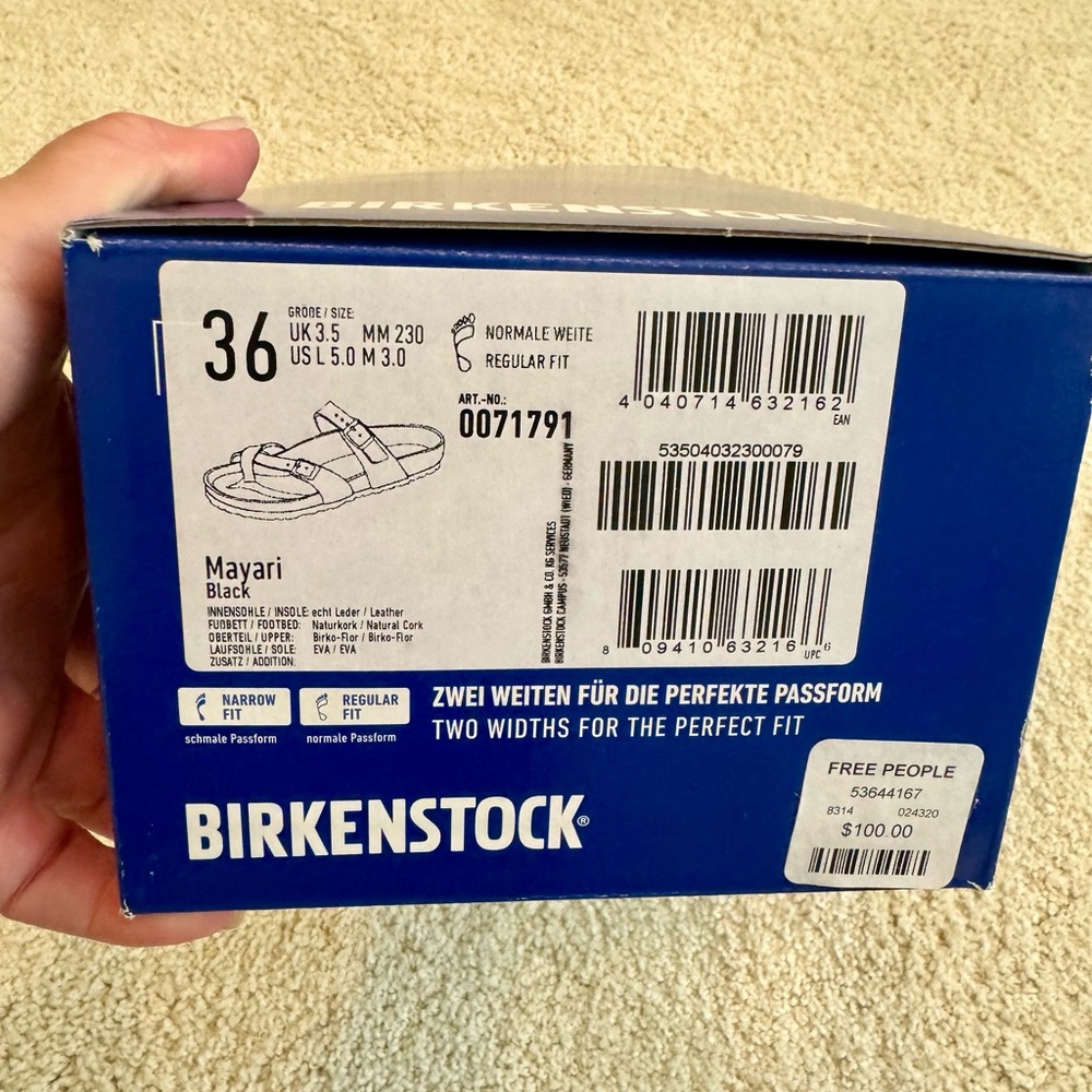 Birkenstock Black Mayari Sandals - Picture 6 of 8